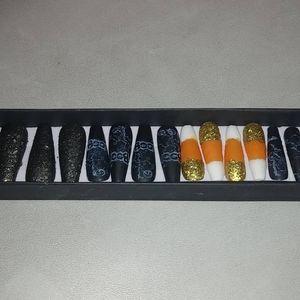 Halloween false nails
